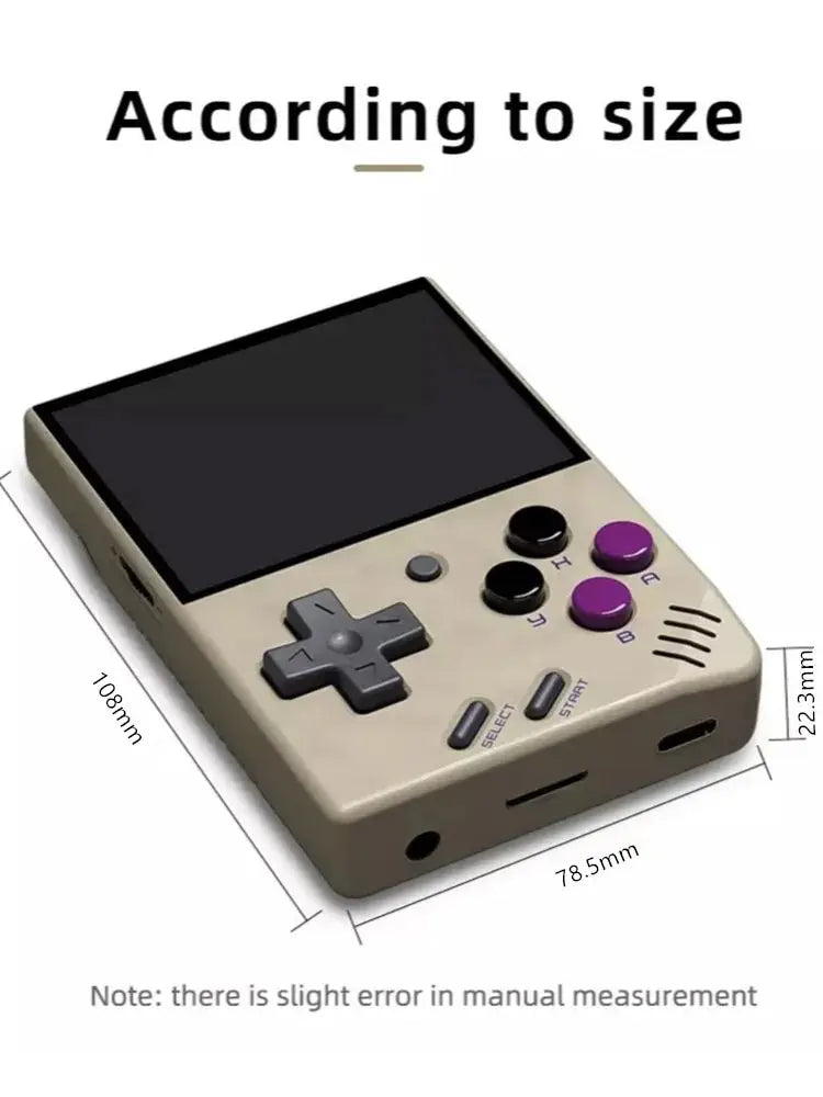 Discover Gaming Nostalgia with MIYOO Mini Plus Portable Retro Handheld Game Console V2 - 3.5 Inch IPS Screen Classic Video Game Console with Linux System