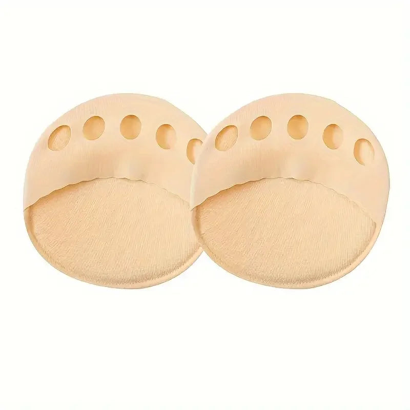 2-Pack Breathable Toe & Forefoot Pads – Reusable Foam Cushions for Pain Relief, Anti-Slip Foot Protectors for Comfortable Walking