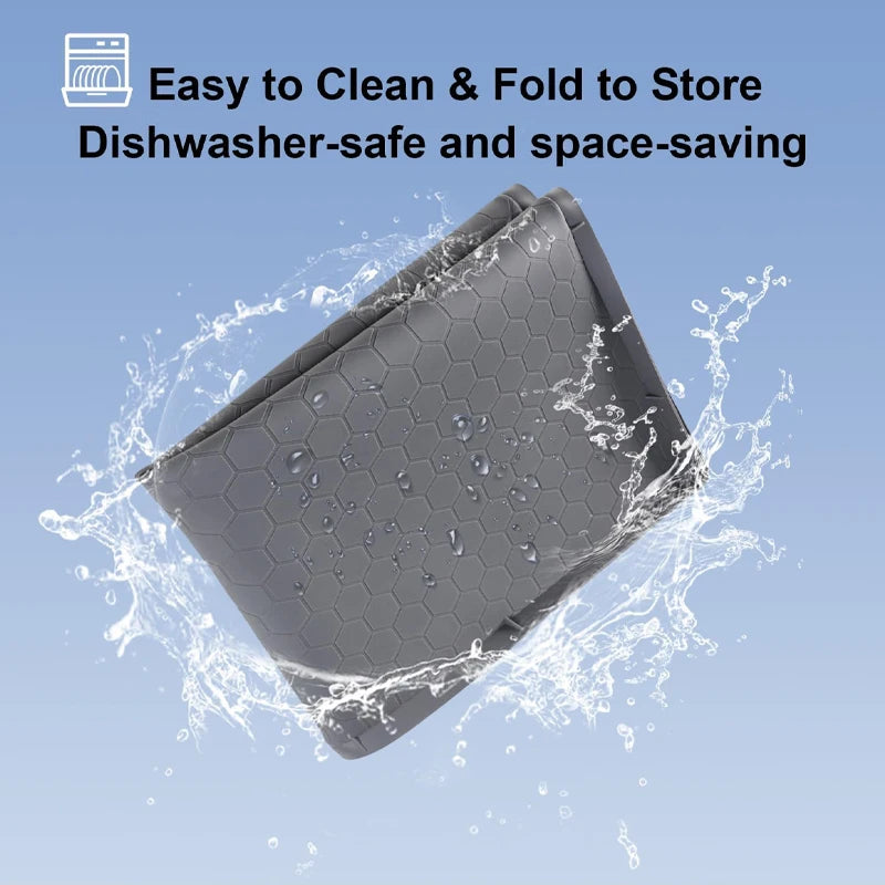 Waterproof Under Sink Mat | Flexible Silicone Cabinet Liner & Protector for Kitchen & Bathroom