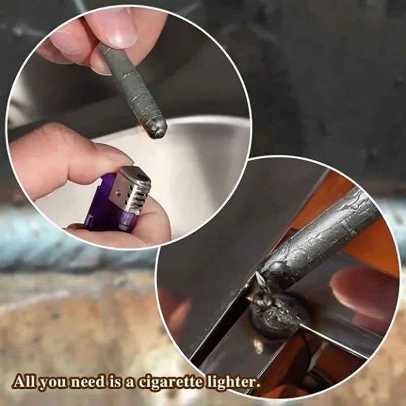 3/6 Pcs Low-Temp Welding Rods – Universal Arc Welding Accessories, Easy-Melt Aluminum Rods