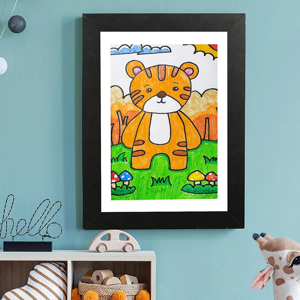 Kids Art Frames – Magnetic Front Open Display for Posters, Photos, Drawings, and Paintings, Home Decor Frametory