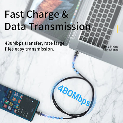 Essager USB-C Cable 100W PD QC 4.0 – Fast Charging Type-C Cable for MacBook Pro, Samsung, Xiaomi