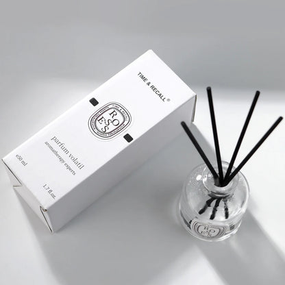 50ml Reed Diffuser Gift Set – Home Fragrance Oil with 4 Reed Sticks, Essential Oil Air Freshener for Bathroom & Home