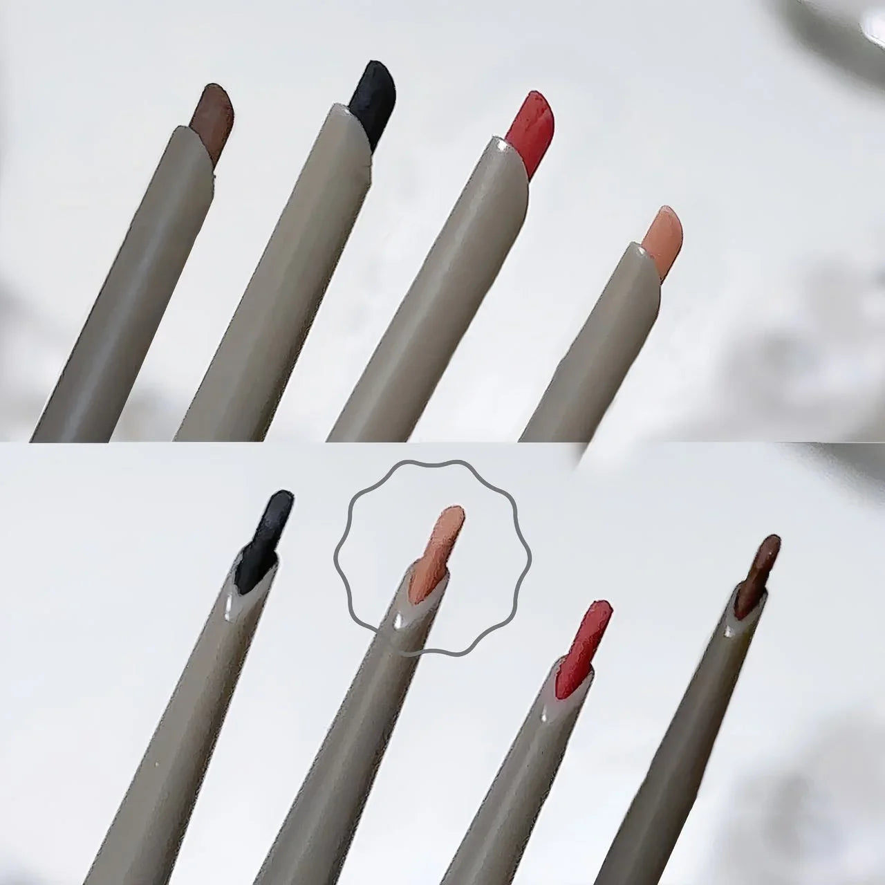 Sexy Rose Red Matte Eyeliner Pencil — Waterproof, Easy-to-Color Wine Red Eye Makeup Cosmetics (1pc)