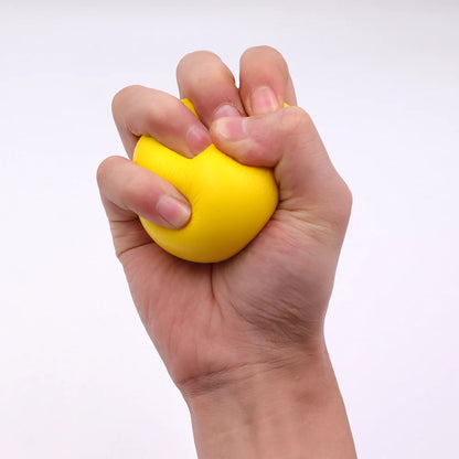 Hand Grip Strengthener Ball – Soft Foam Stress Relief & Therapy Exercise Gripper for Rehab, Gym, Office & Home Use