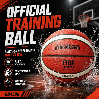 Molten BG4500 Basketball - Size 7 Indoor & Outdoor Training Ball