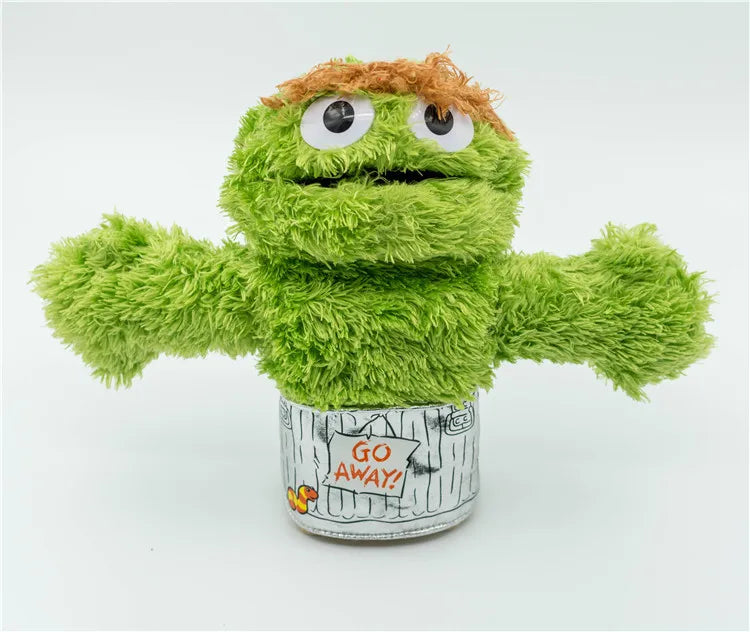 Sesame Street Plush Puppet Toys - Soft Stuffed Cartoon Figures for Kids Pretend Play & Collection