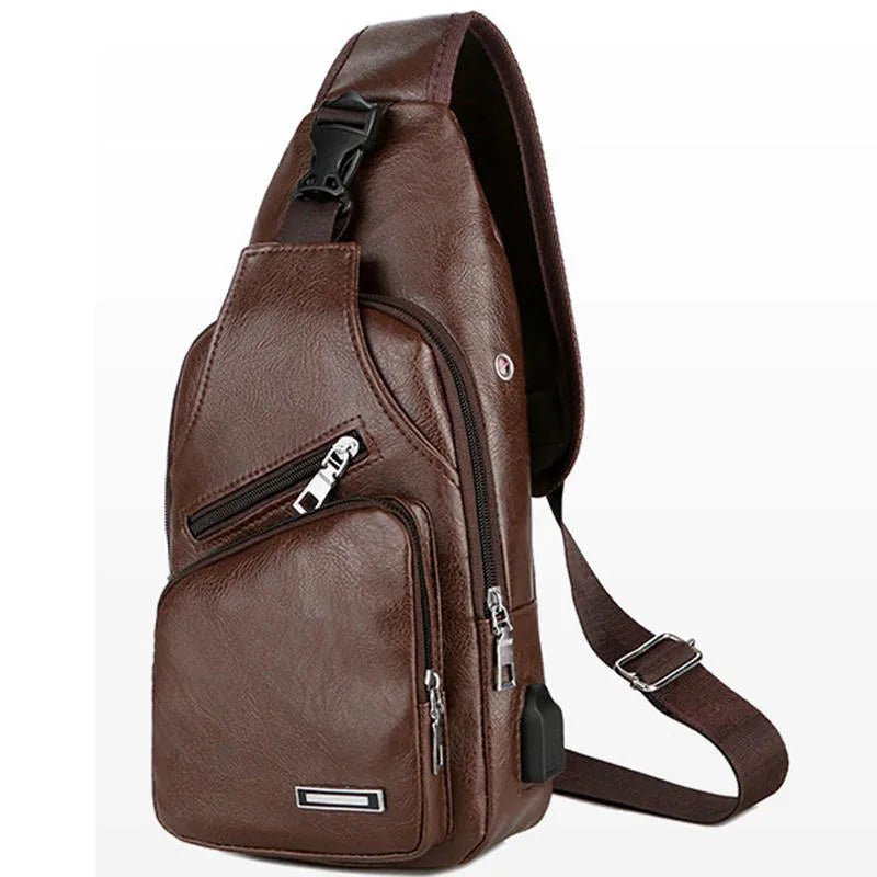 Waterproof Summer Crossbody Chest Bag for Couples – Unisex Small & Breathable Backpack