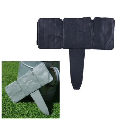 10/20Pcs Artificial Stone Garden Fence Stakes – Decorative Plant Support Edging Border for Lawn, Yard & Landscape DIY Outdoor Garden Decor