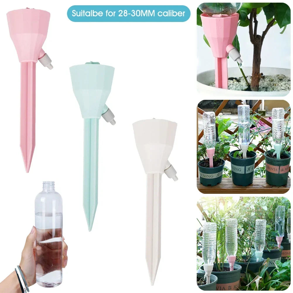 3Pcs Adjustable Drip Irrigation System: Automatic Self-Watering Spikes for Indoor and Outdoor Potted Plants