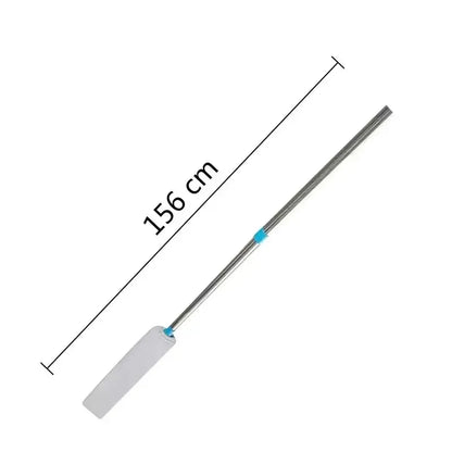 Telescopic Long Handle Broom — Microfiber Dust Brush for Home Blinds, Easy-to-Use Household Cleaning Tool
