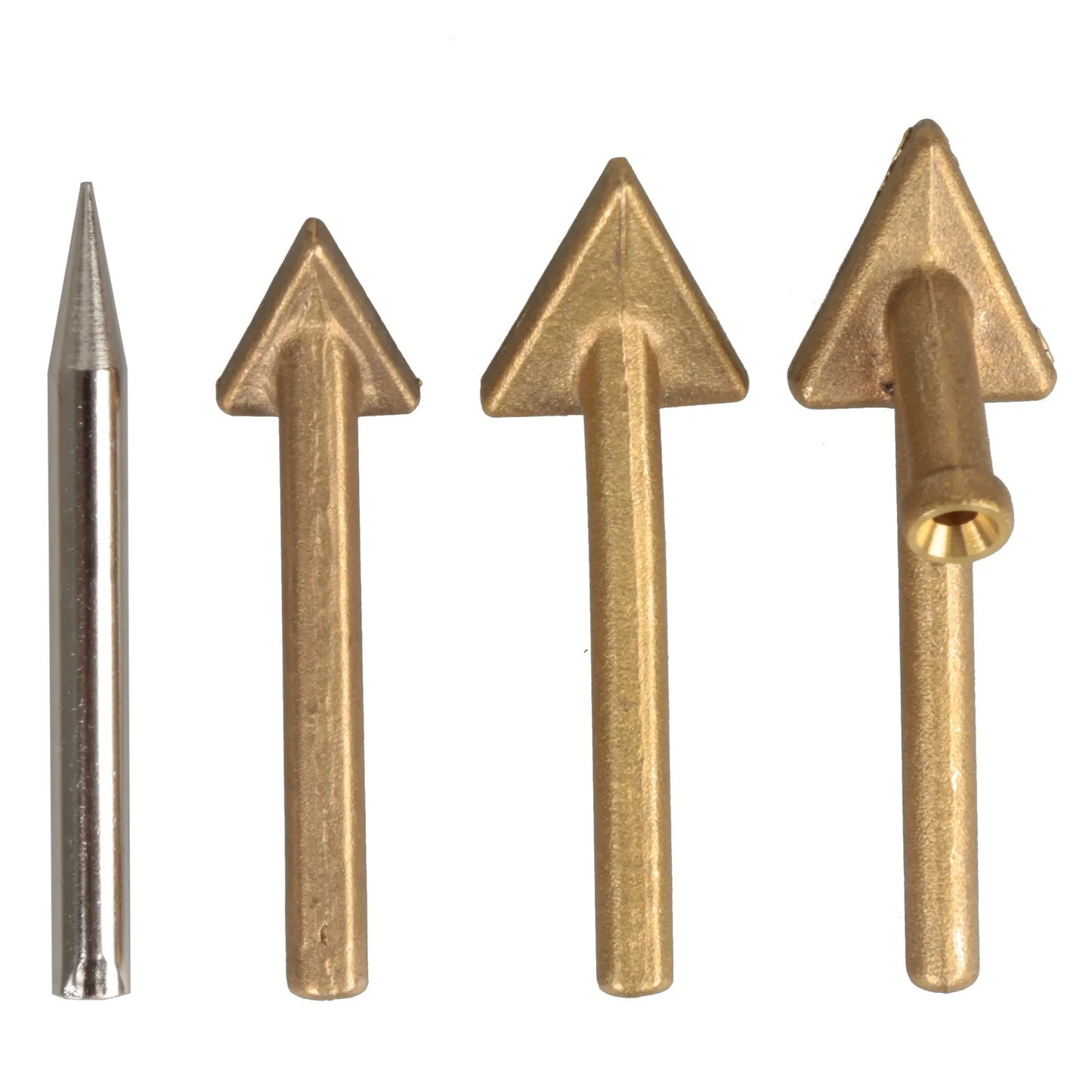 Plastic Repair Soldering Iron Tip - Copper Triangular Smoothing Head for 60W Welding Kit
