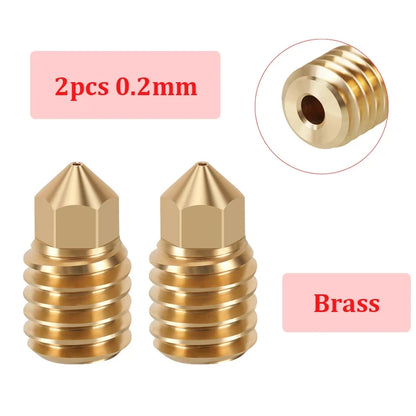 Flashforge Adventurer 5M/5M Pro Nozzle Kit - Quick Detachable Hotend Upgrade with Hardened Steel Printing Nozzle