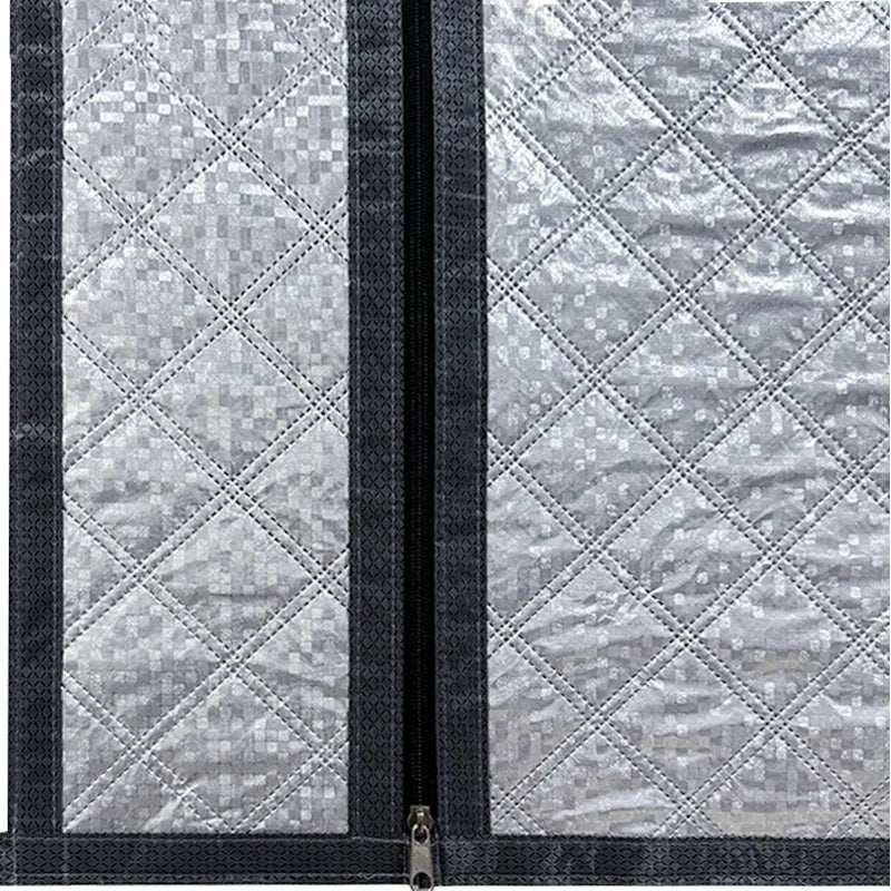 Side Zipper Cotton Curtain — Double-Layer Thickened, Cold & Windproof, Customizable Home Curtain