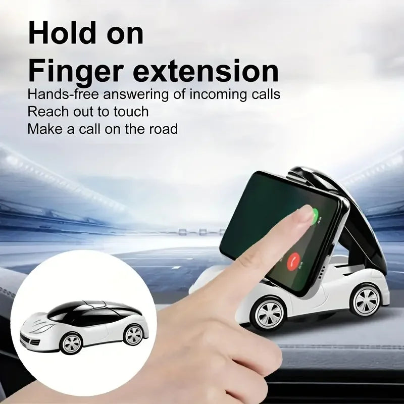 Foldable Car Dashboard Phone Holder – 360° Rotating Universal Mobile Stand, Car Accessories