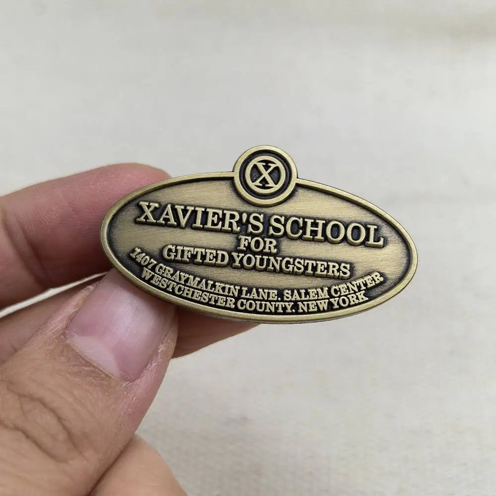 X-Hero Enamel Brooch - Movie-Inspired Metal Badge for Fans, Collectors and Gift Decoration