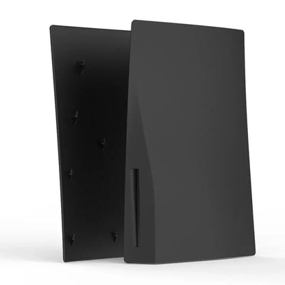 Black Faceplates for PS5 - Gaming Case Cover Accessories, Facade Covering for PlayStation 5 Disc Edition