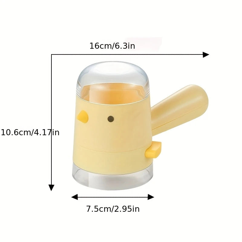 Bird-Shaped Salt Dispenser - Press-Type Seasoning Bottle with Dustproof Quantitative Spice Control