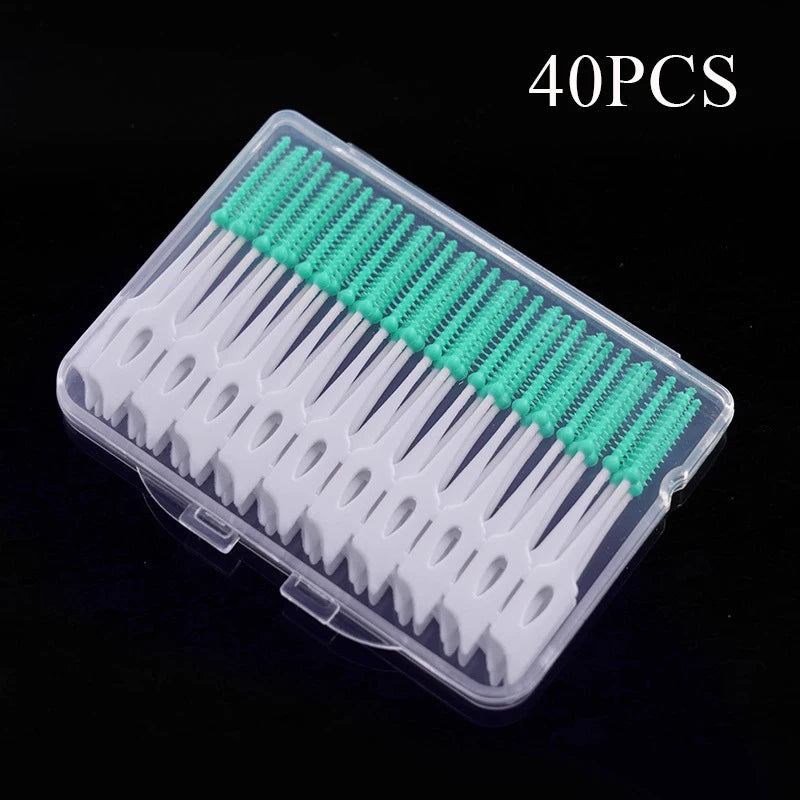 200-Piece Dental Floss Picks Set - Interdental Cleaning Tools for Daily Oral Hygiene and Dental Care