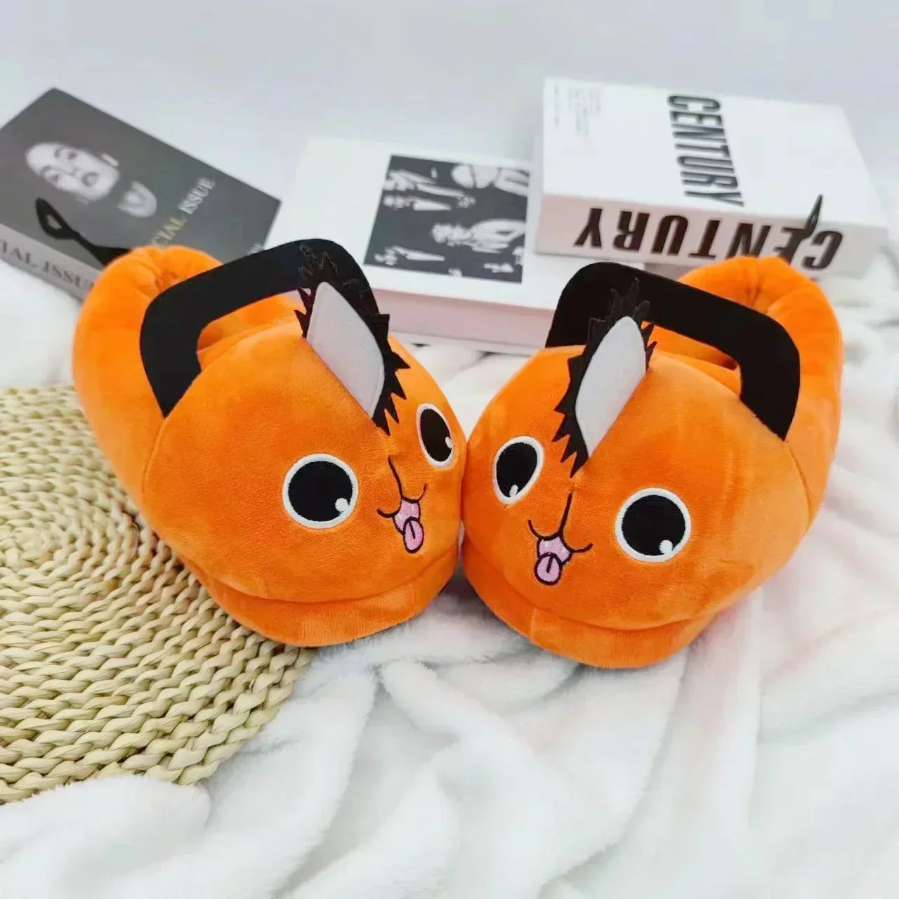 Anime Kawaii Puppy Slippers – Cosplay, Halloween & Xmas Party Shoes, Home Bedroom Decor, One Size