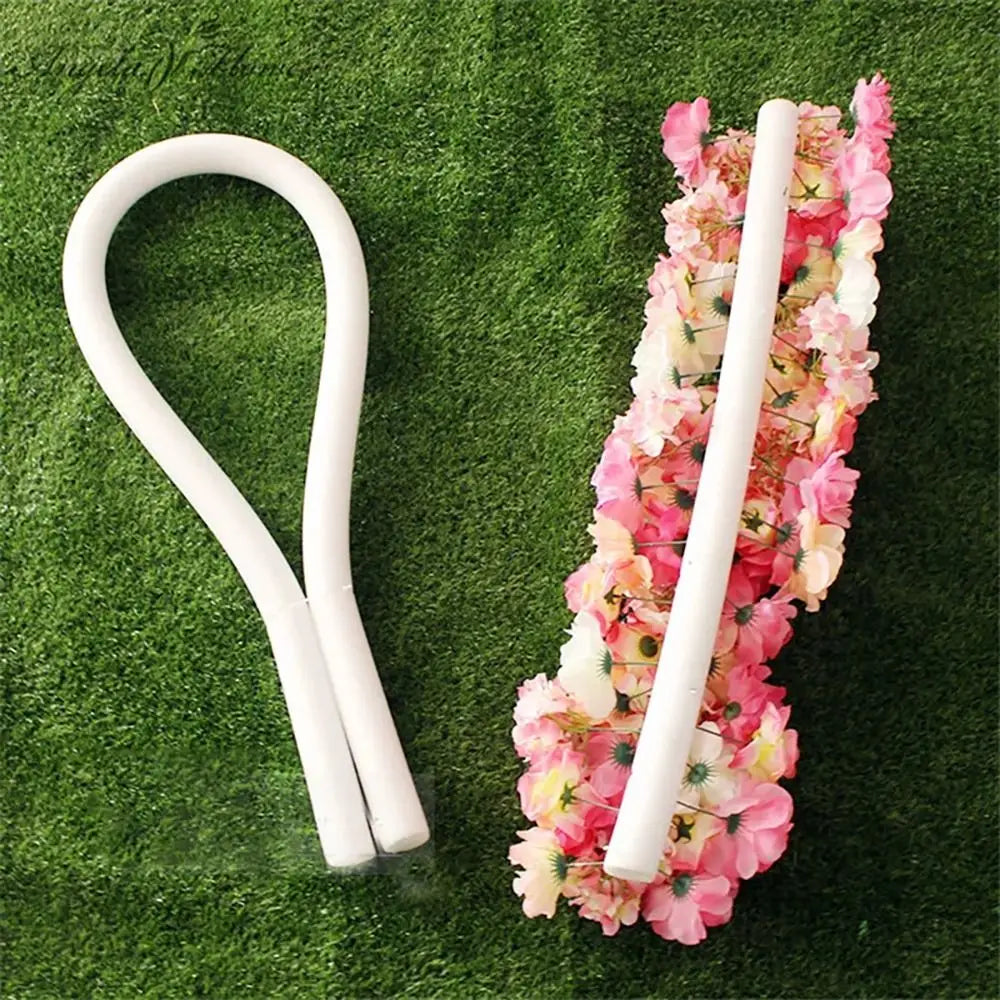 DIY Foam Strip Wedding Flower Base – Cylindrical White Floral Sponge Stick for Curtain, Event & Party Decorations