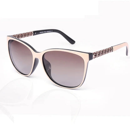 TR Memory Frame Polarized Sunglasses for Women – UV400 Protection Fashion Eyewear with Stylish Lightweight Design for Outdoor Wear