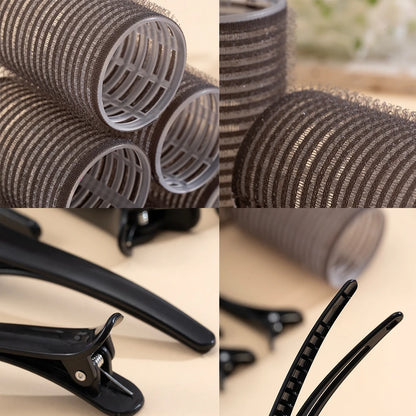 24-Piece Self-Grip Hair Rollers - Heatless Curlers for Volume, Bangs & Easy Styling