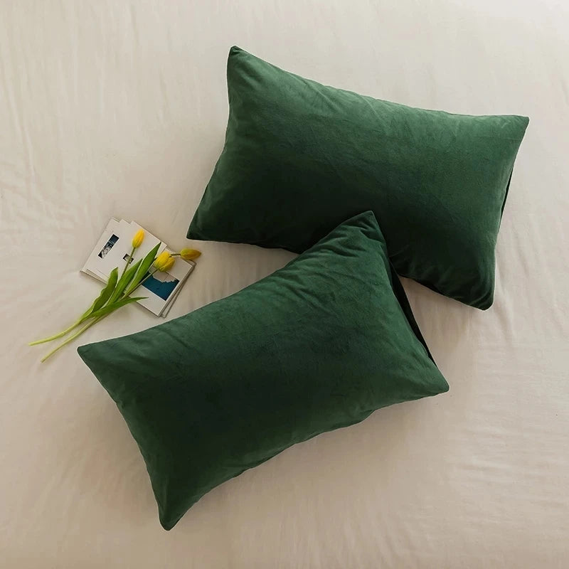 Soft Velvet Plaid Cushion Covers – 30x50 cm Pillowcases for Living Room Sofa, Nordic Home Decor