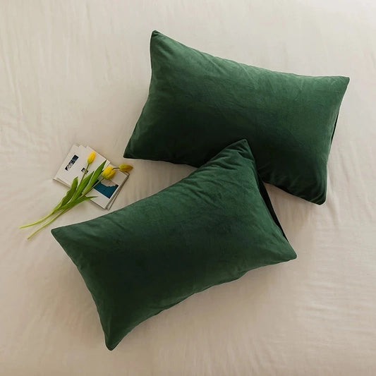 Soft Velvet Plaid Cushion Covers – 30x50 cm Pillowcases for Living Room Sofa, Nordic Home Decor