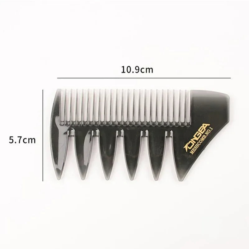 Men's Professional Wide Tooth Hair Comb & Brush – Barber-Grade Hair Styling Tool for Men
