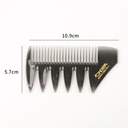 Men's Professional Wide Tooth Hair Comb & Brush – Barber-Grade Hair Styling Tool for Men