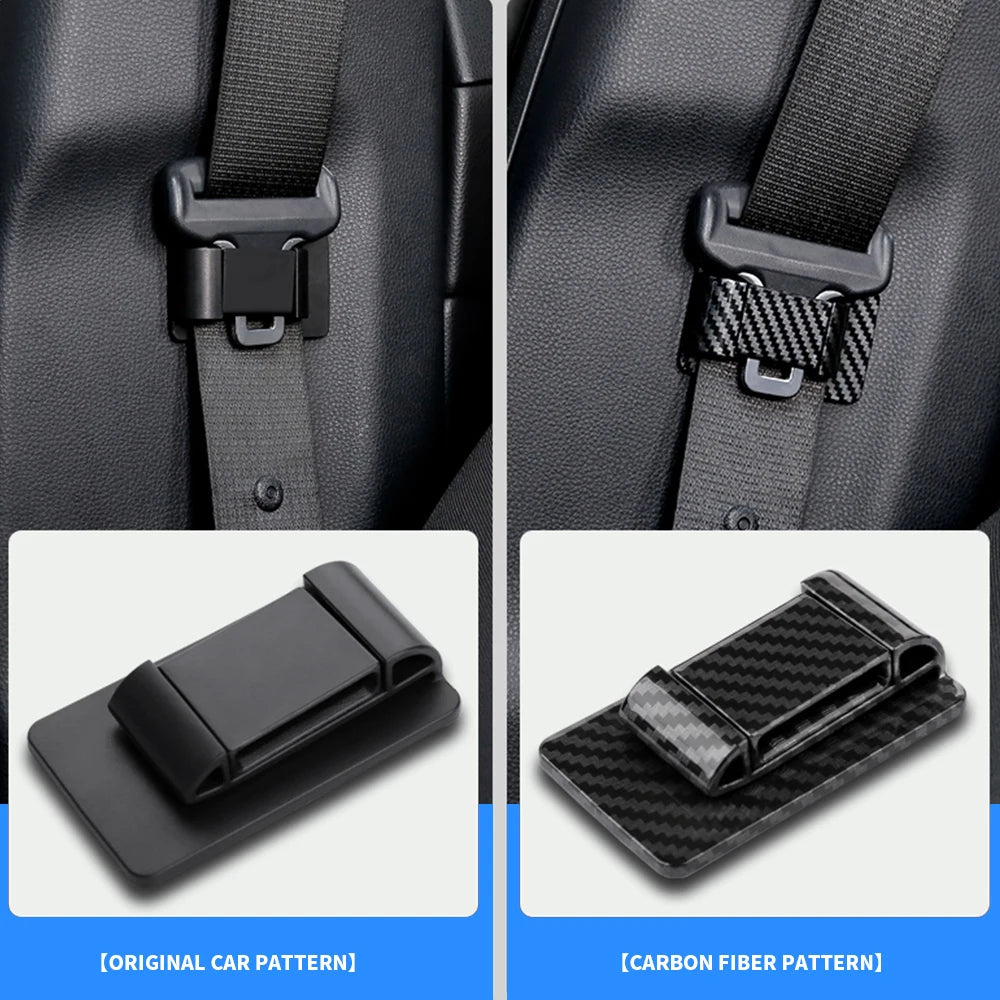 Car Seat Belt Limiter Buckle Stopper: Safety Belt Adjusting Clip with Non-Slip Spacing Limit Device - Fixed Buckle Accessories