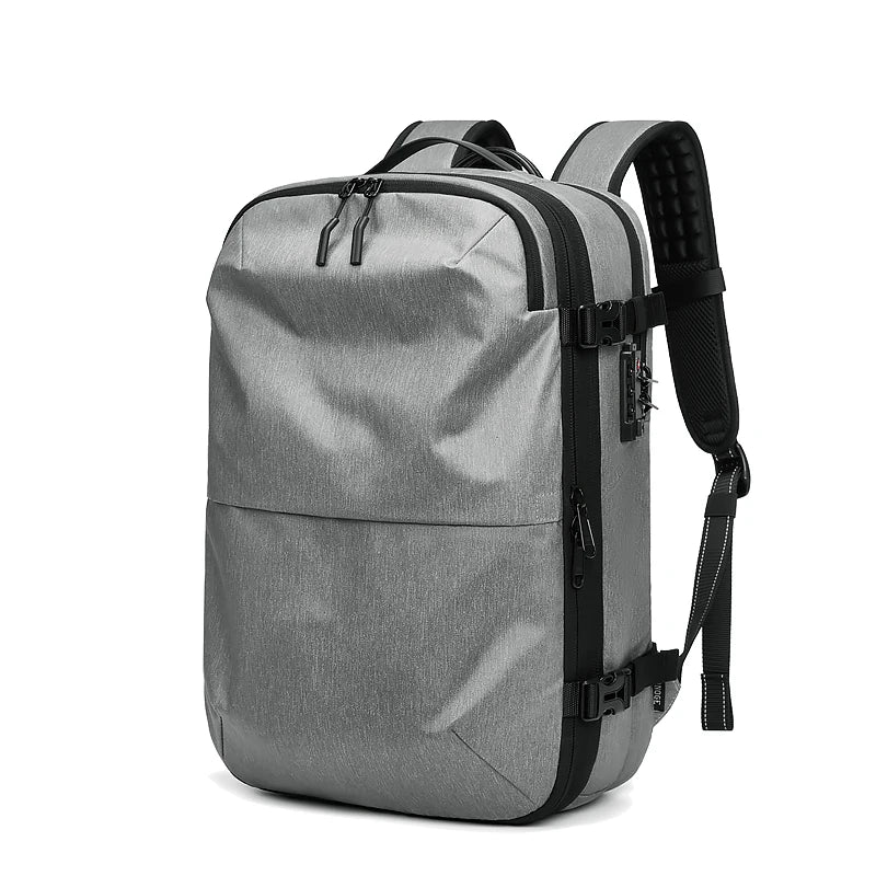 Men's Travel Backpack – Vacuum Compression, 17-Inch Laptop Backpack, Large Capacity Business & School Backpack, Expanded Hiking Bag