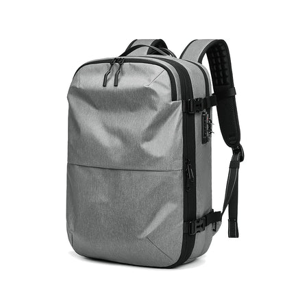 Men's Travel Backpack – Vacuum Compression, 17-Inch Laptop Backpack, Large Capacity Business & School Backpack, Expanded Hiking Bag