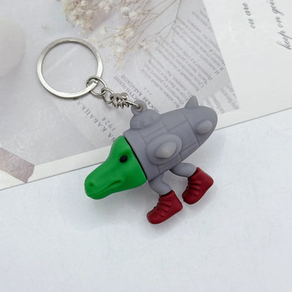 Tralalero Tralala Keychain - Tungtung Sahur Brainrot Figure Charm for Keys, Bags, and Gifts