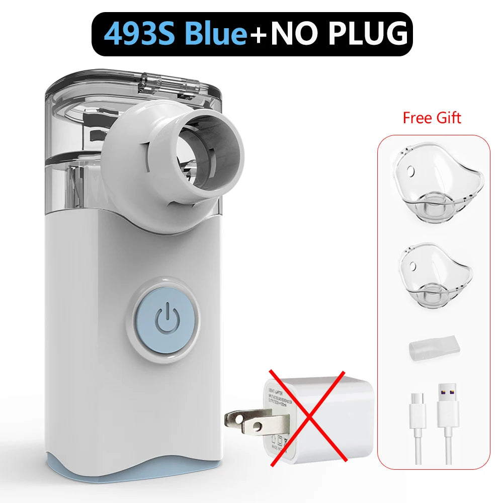 Handheld Portable Silent Mesh Nebulizer – Auto-Clean Inhaler for Kids, Portable Inhalator & Nebulizador