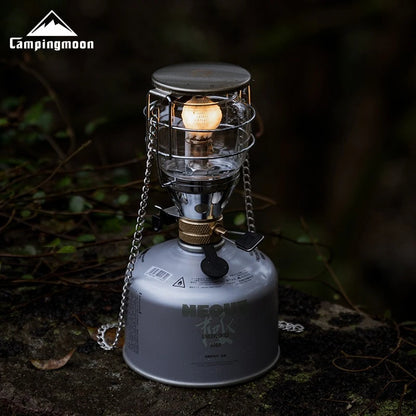 CAMPINGMOON T-4 Portable Outdoor Camping Lantern – Medium Gas Light for Campsite, Tent, and Outdoor Lighting