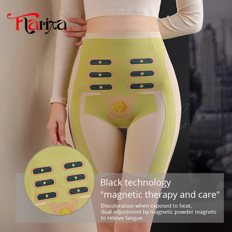 Flarixa 5D Levitation High Waist Shapewear Shorts – Hip Lift, Slim Fit Yoga Boxer for Women, Seamless Flat Belly Safety Pants M-2XL