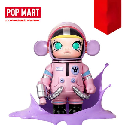 Popmart Mega Space Molly 100% Anniversary Series — 4th Gen Blind Box Collectible Action Figure Toy, Mystery Gift Model