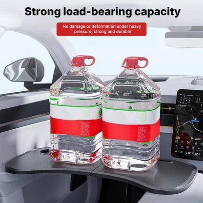 Caer Portable Car Steering Wheel Desk — Foldable Laptop & Food Tray for Tesla Model 3/Y with Storage Bag