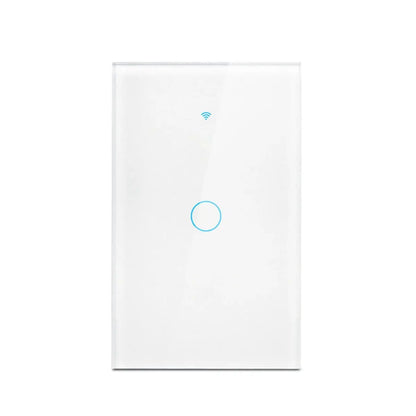 Tuya WiFi Smart Home Switch - US/EU Glass Touch Panel, Voice & Wireless Remote Control Compatible with Alexa & Google Home