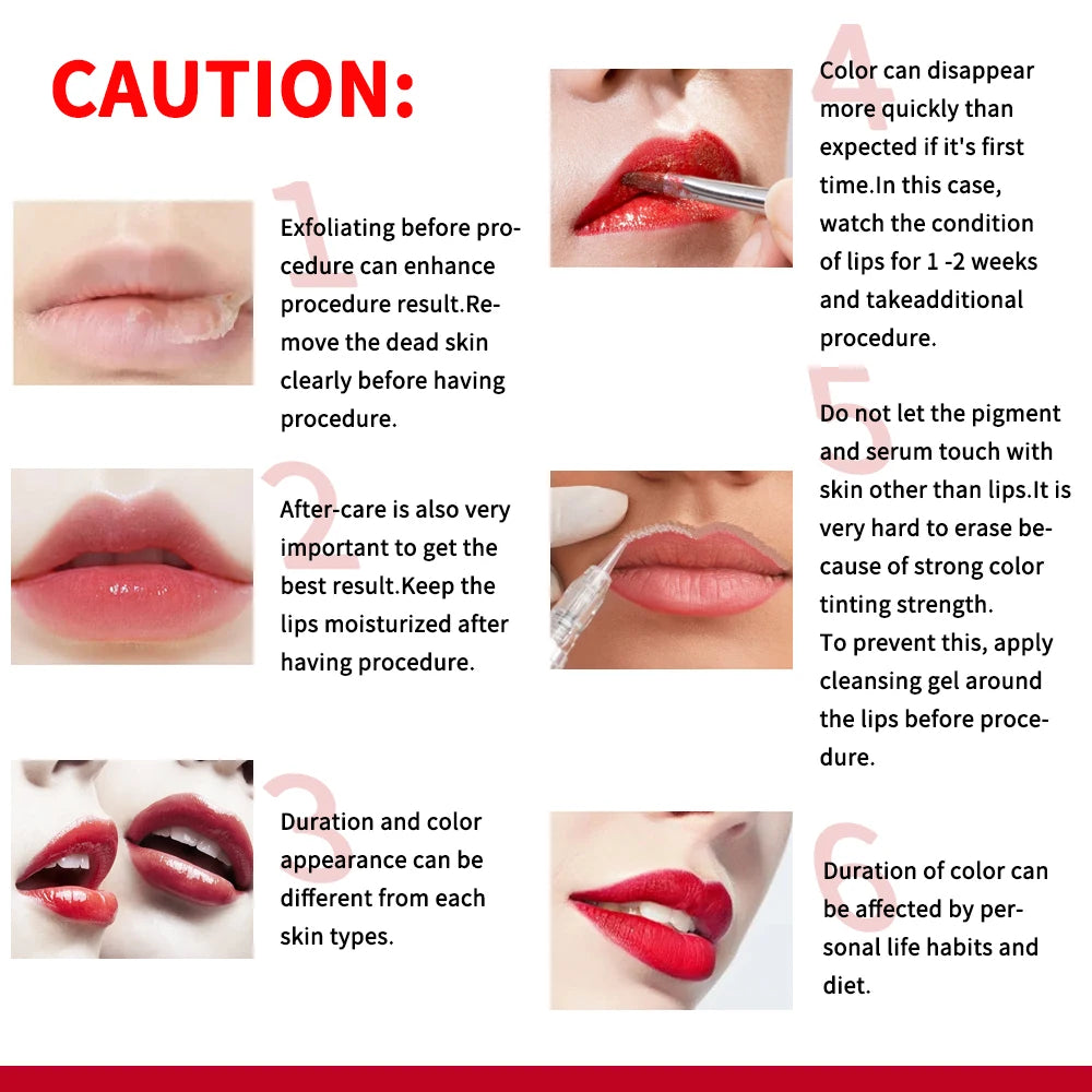 BB Lips Ampoule Serum Starter Set – Semi-Permanent Tinted Lip Gloss, Moisturizing & Long-Lasting Lip Care with Free Shipping