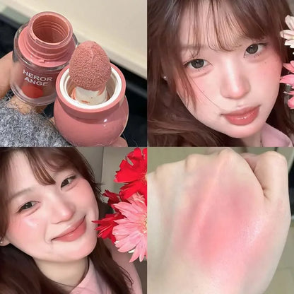 Herorange Dewy Liquid Blush - Blendable, Waterproof Radiant Cheek Tint for Everyday Makeup and Special Occasions