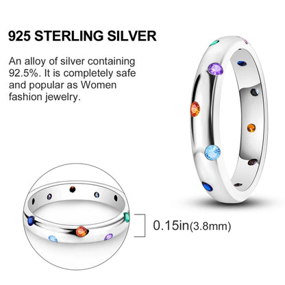 925 Sterling Silver Ring – Infinite Love Star & Moon Design for Women, Wedding Jewelry Gift