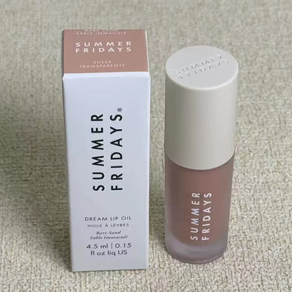 Summer Fridays Lip Balm - Moisturizing Glossy Lip Oil with Vanilla Pink Sugar & Guava Shine