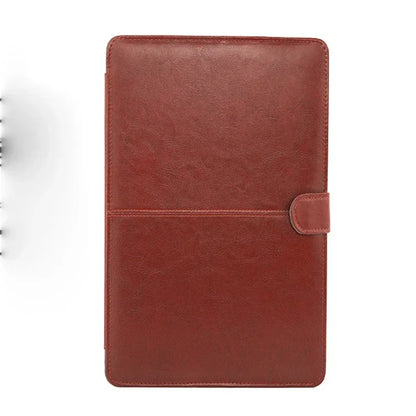 Leather Laptop Bag Case for MacBook Air and Pro - Folio Sleeve Cover for 11-16 Inch Retina Models (2022)