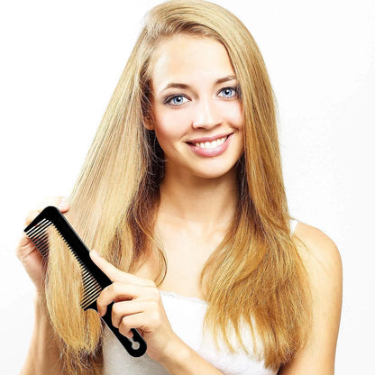 Portable Hairdressing Comb – Wide Tooth Flat Top Clipper Comb for Oil Head Styling & Heat-Resistant Use
