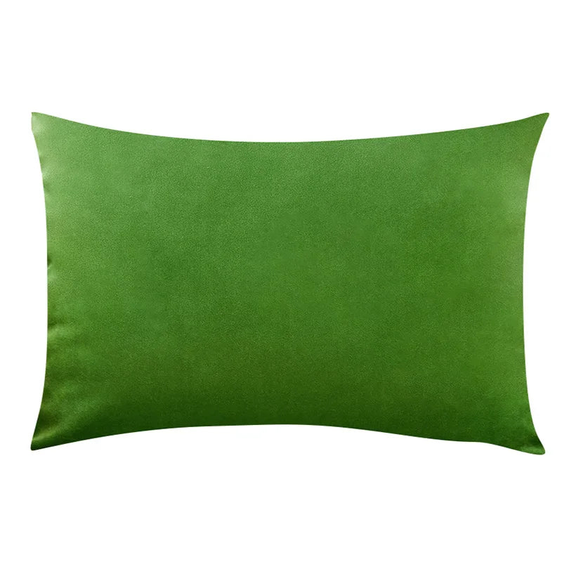 Soft Velvet Plaid Cushion Covers – 30x50 cm Pillowcases for Living Room Sofa, Nordic Home Decor