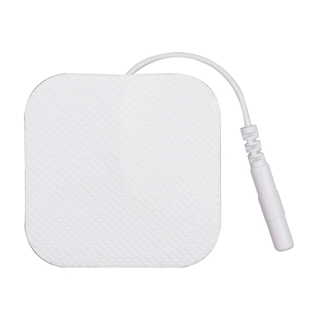 100/50pcs 5x5cm Muscle Stimulator Electrode Pads – Self-Adhesive Non-Woven Replacement for TENS Therapy Machines