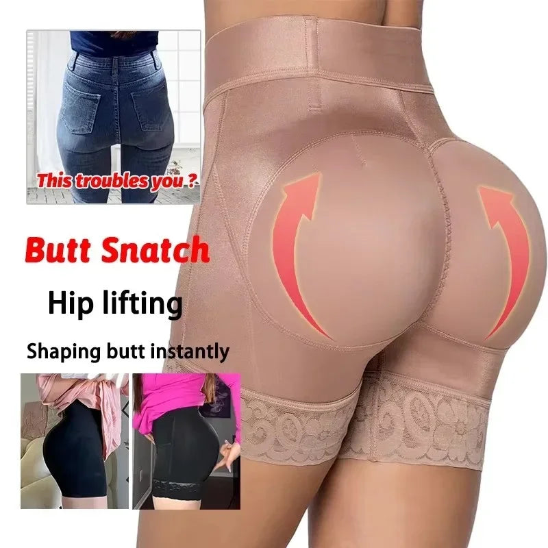 AfruliA Purple BBL Shorts – Colombian Fajas Shapewear Waist Trainer Corset Body Shaper Control Panties Lifter